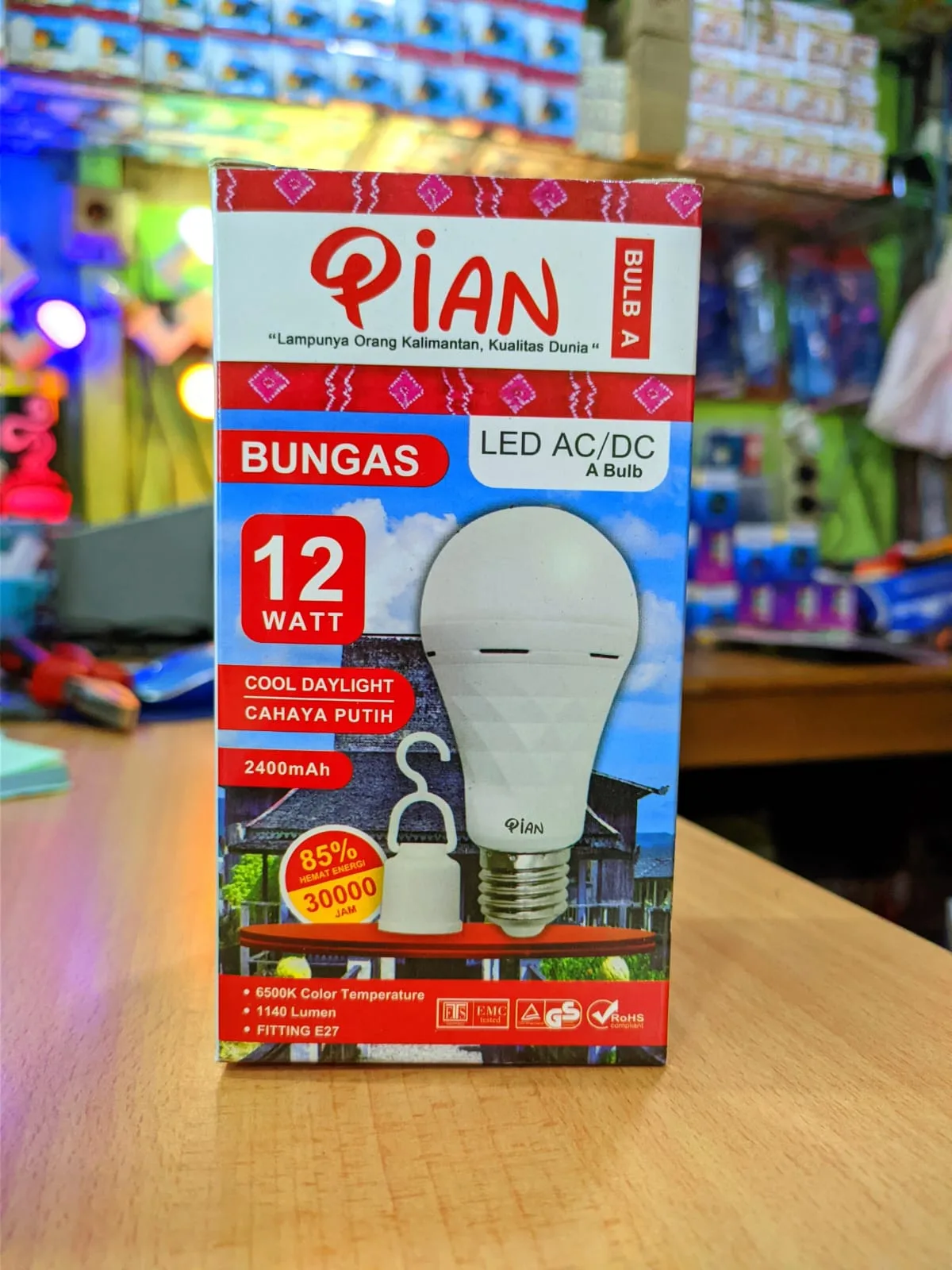 LAMPU PIAN BUNGAS 12 WATT