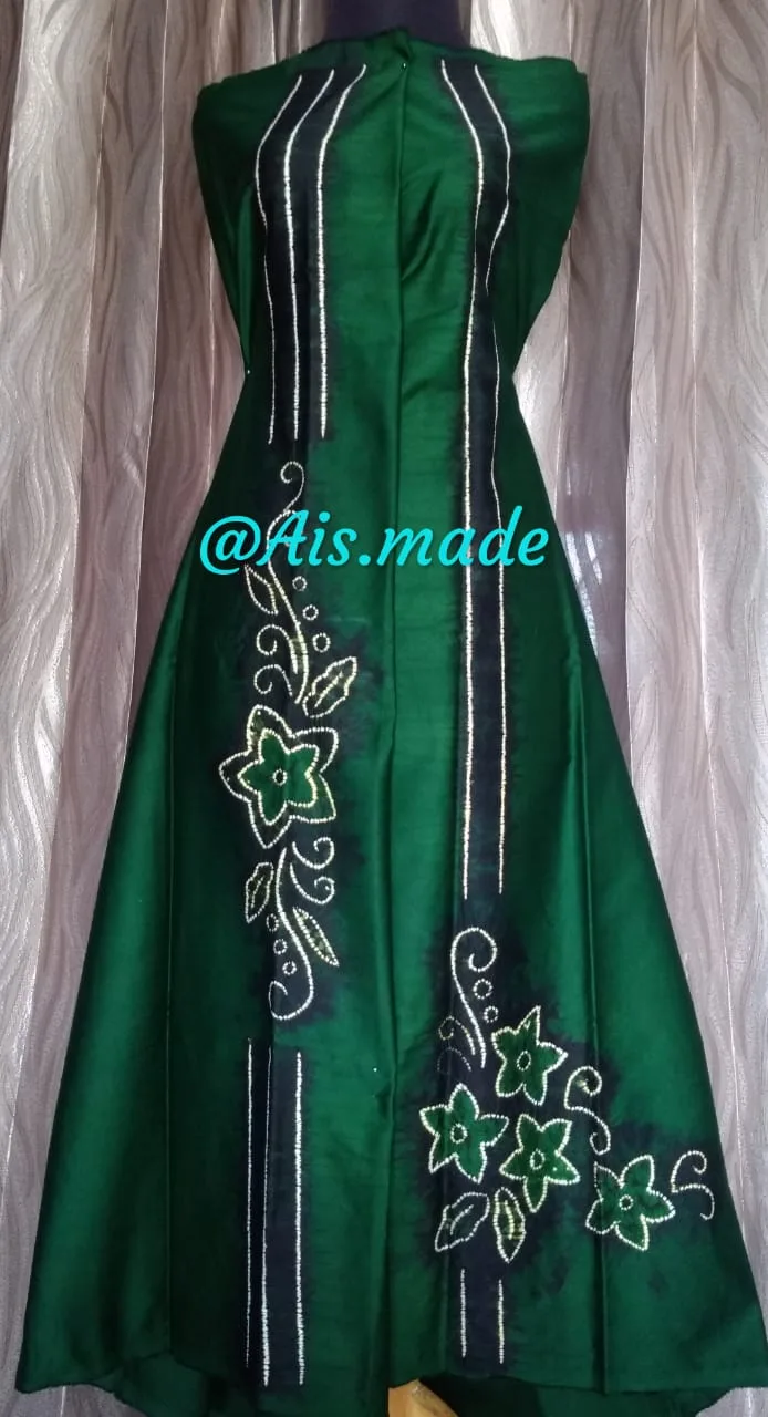 kain sasirangan katun sutra motif standar