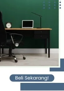 MEJA KOMPUTER COSTUM "MODERN FURNITUR" (UNTUK KANTOR, PERPUSTAKAAN, HOTEL, RUMAH TANGGA)