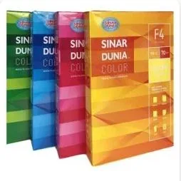 KERTAS SIDU F4 WARNA 70 GRAM (SUDAH TERMASUK PAJAK)