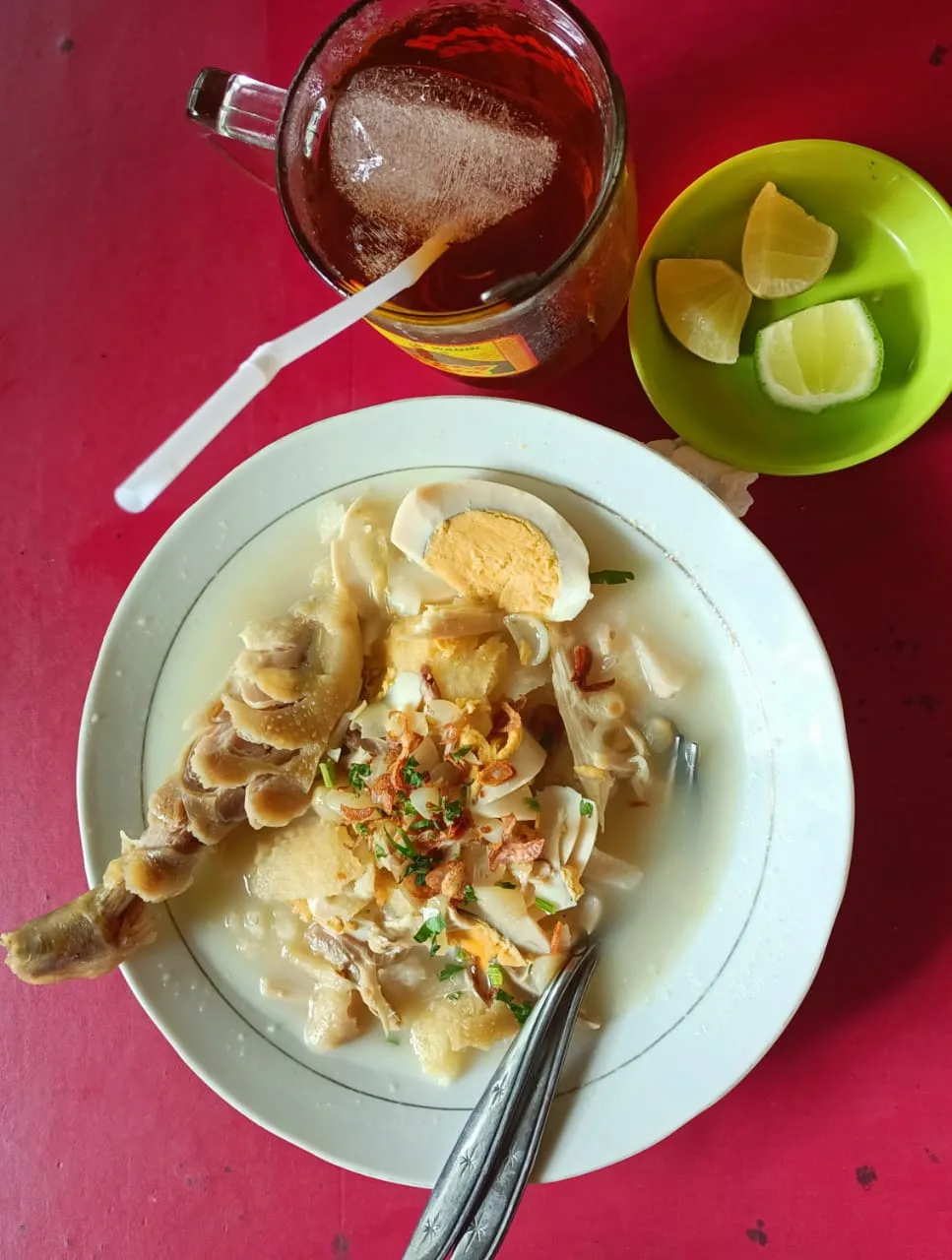 Soto Banjar ayam bapukah Icha Catering