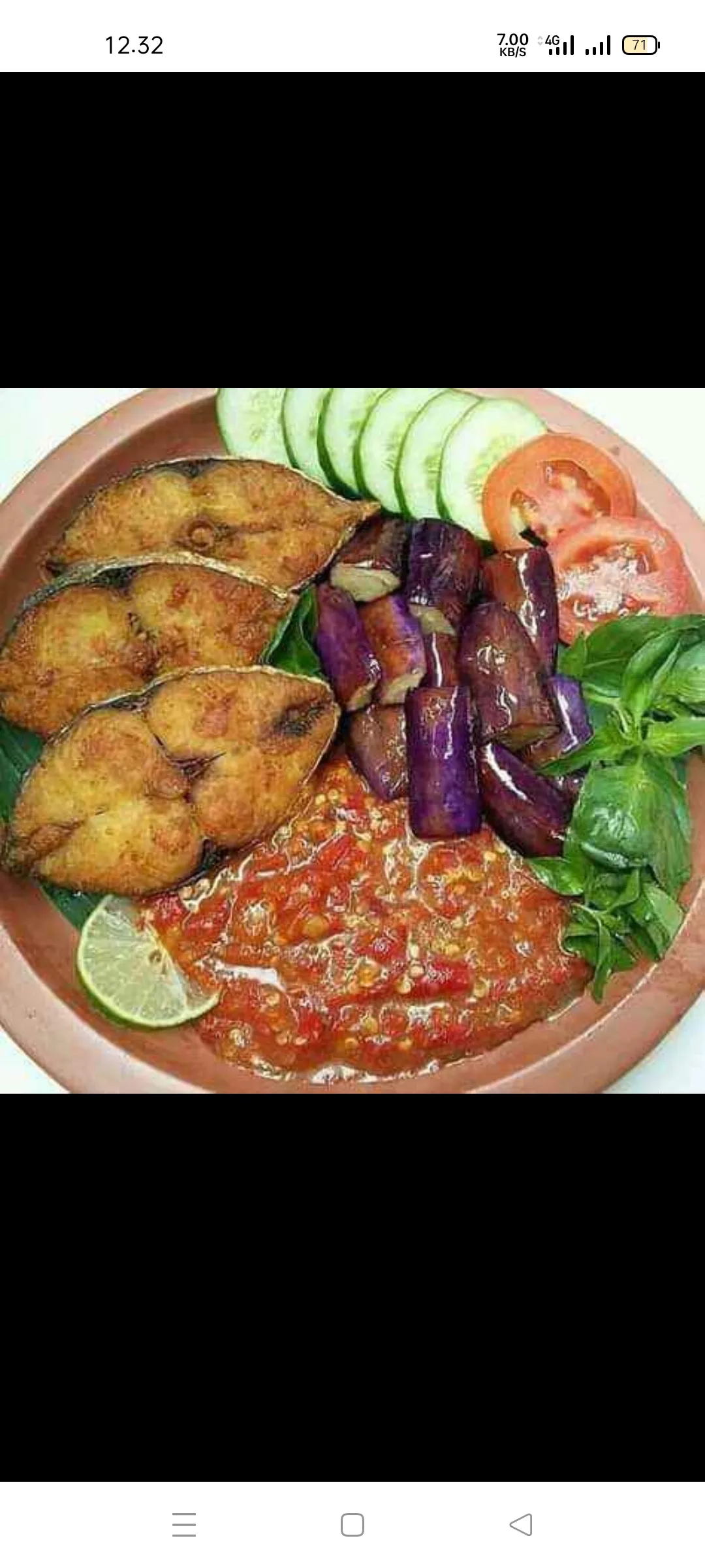 Lalapan Patin Goreng