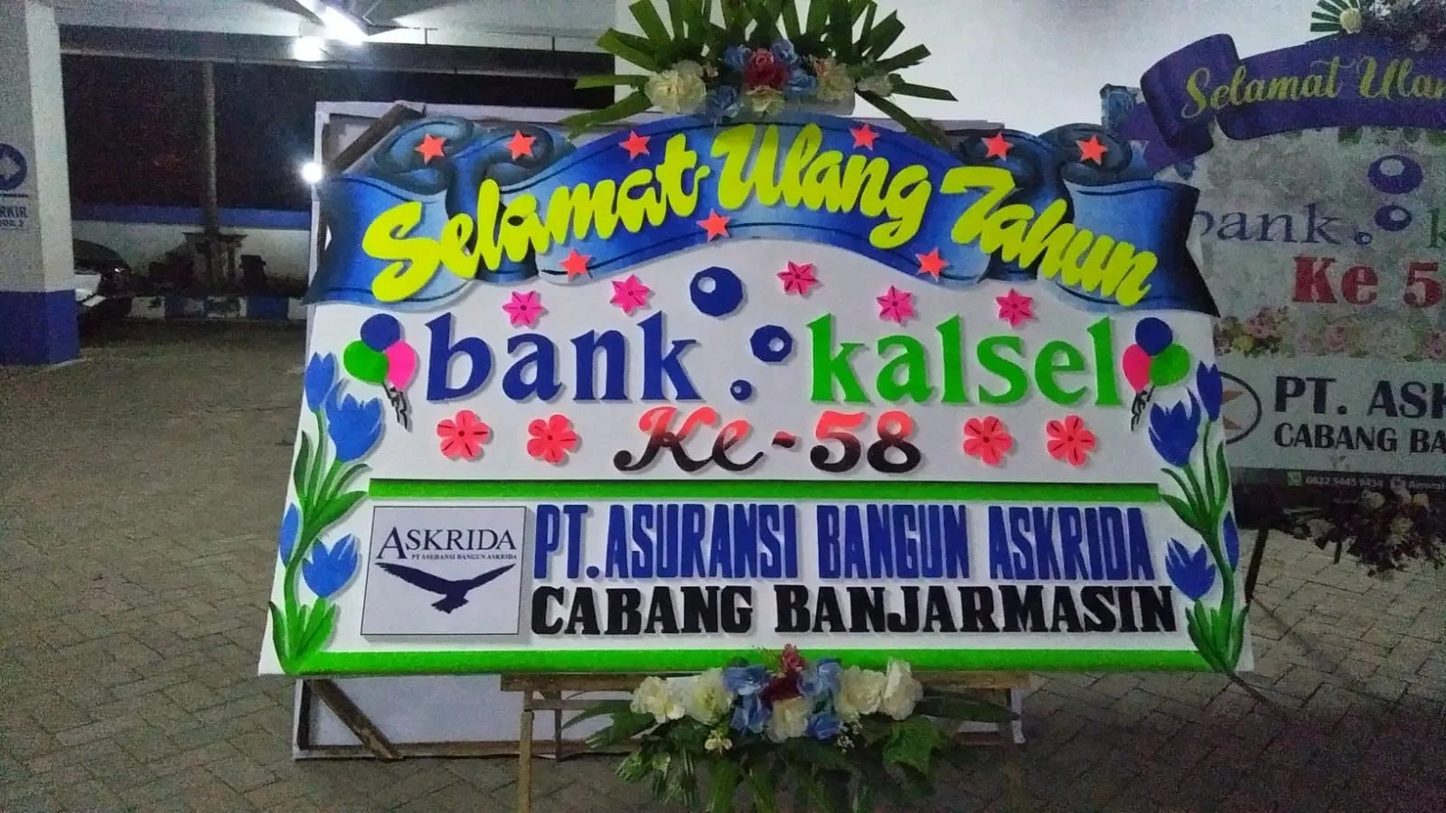 karangan bunga