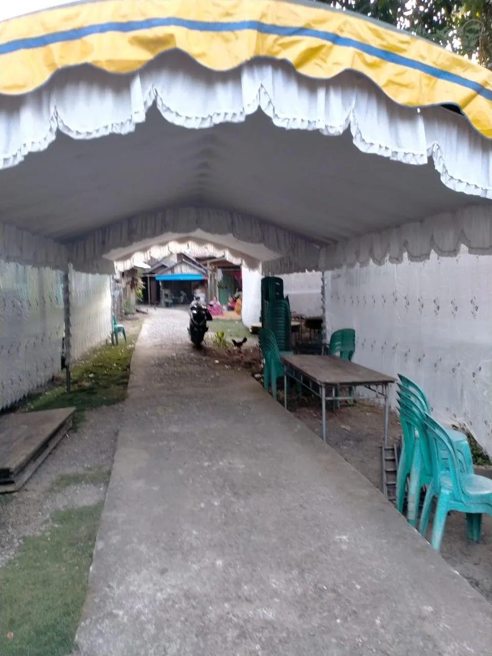 SEWA TENDA 4X6 1 SET + KAIN PLAFON