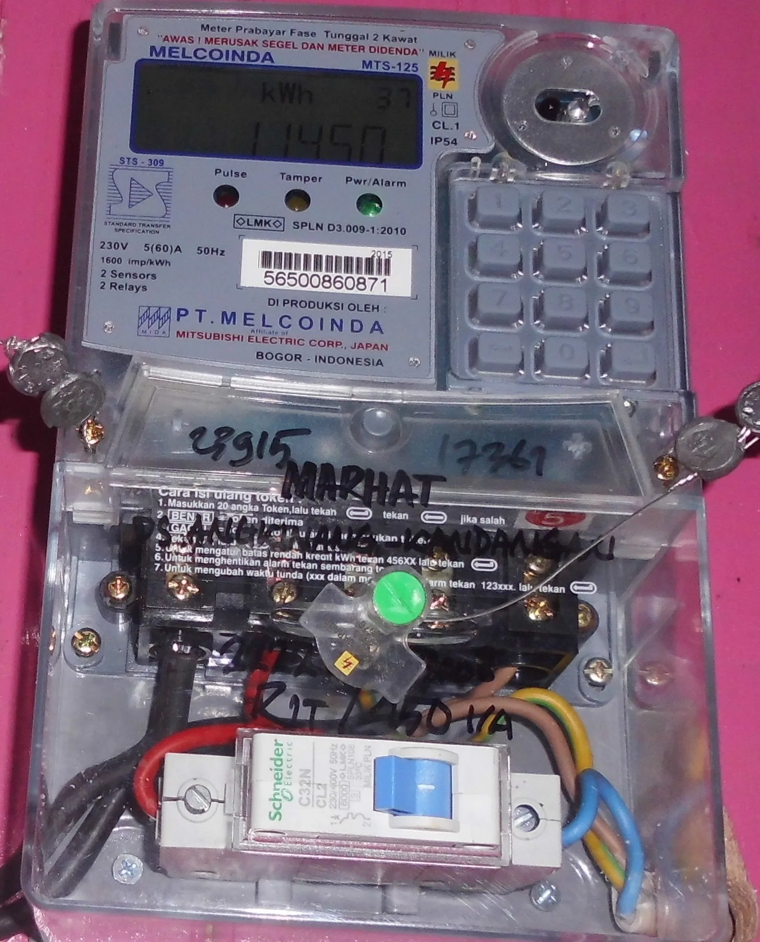 Pemasangan Baru listrik 900 VA