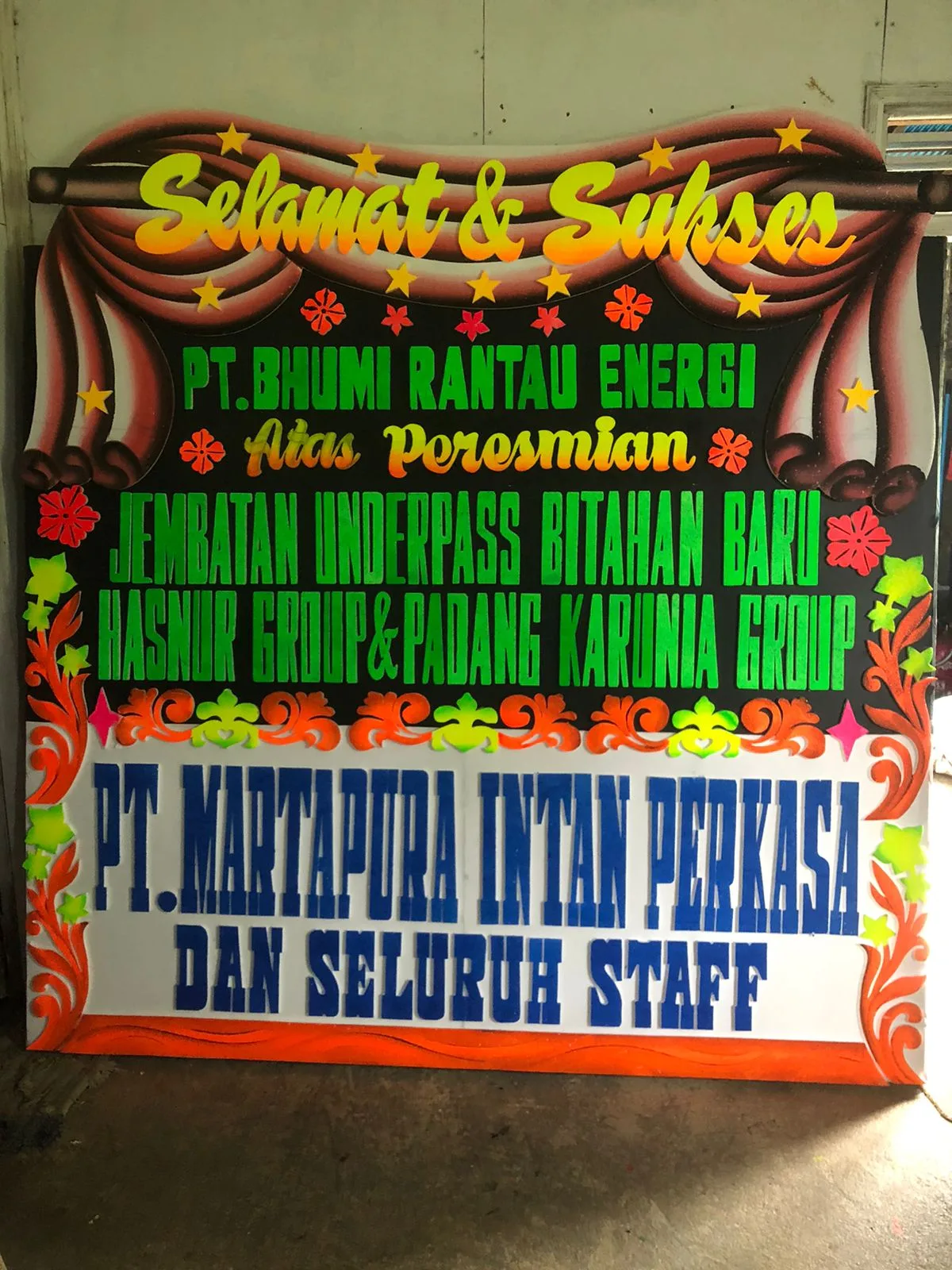 karangan bunga variasi