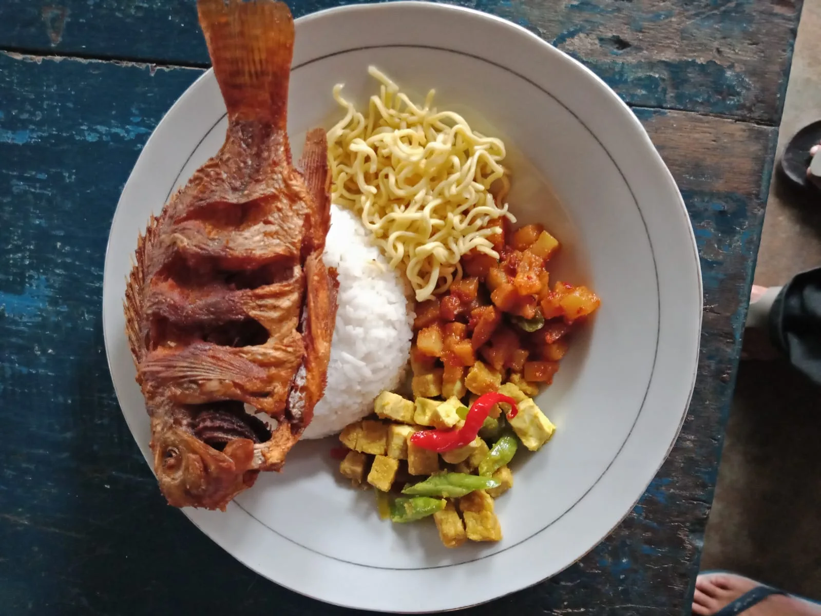 Nasi Campur + Nila