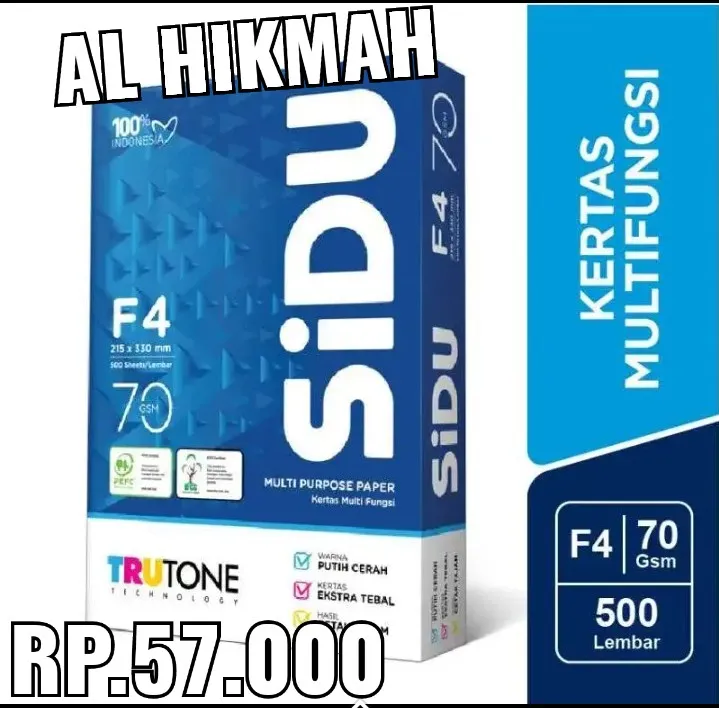 Kertas F4 Sidu