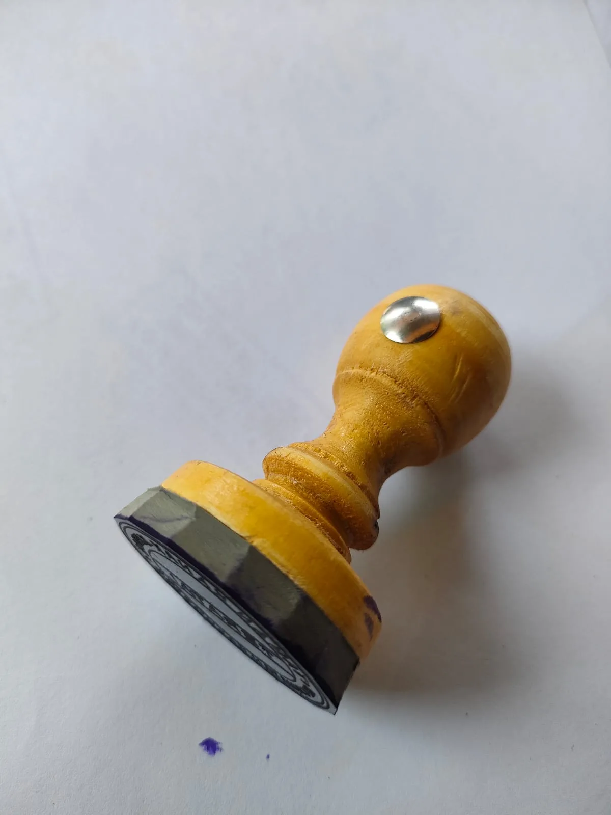 STEMPEL FLASH TANPA BANTALAN GAGANG KAYU