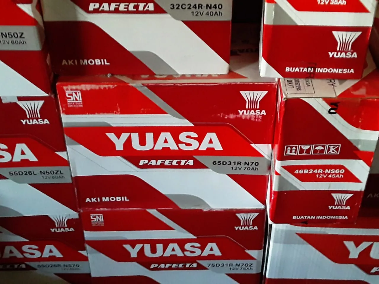 BATERAI/AKI YUASA N70/70Ah