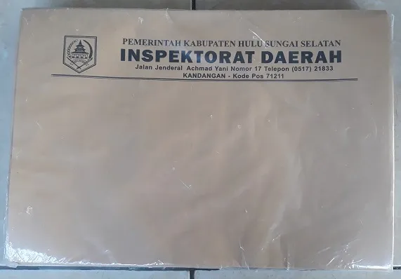 Cetak Amplop Kop Dinas (Folio)