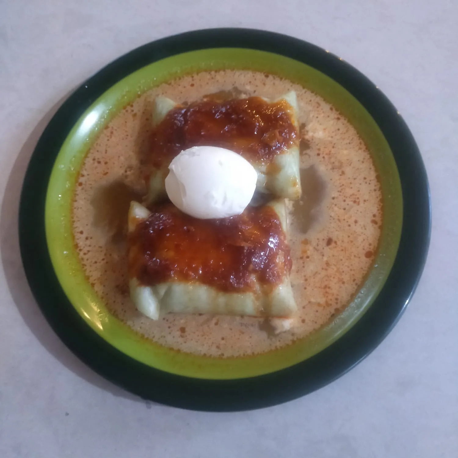 Lapat Telor Asin dan Kuah
