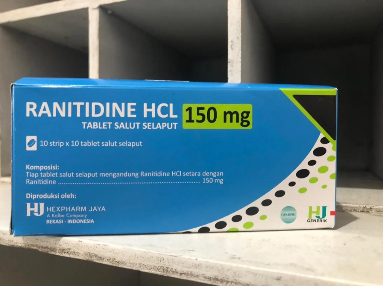 RANITIDIN HCL 150 mg