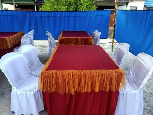 DEKORASI PANGGUNG DAN TENDA