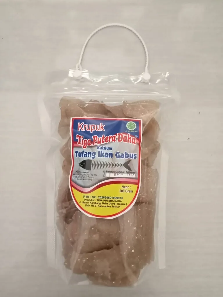 KERUPUK TULANG IKAN GABUS