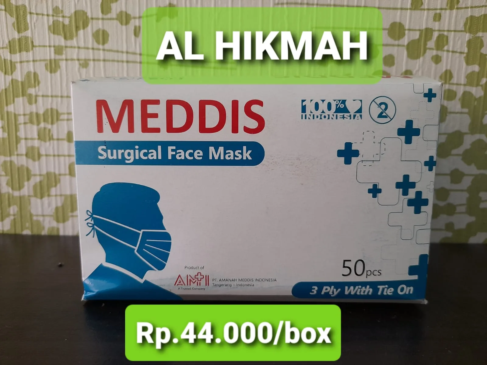 Surgical Face Mask(Tie One)/Masker Ikat Tali