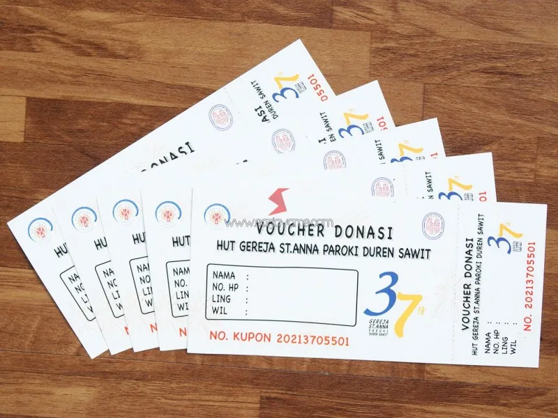 Percetakan Kupon/Voucher