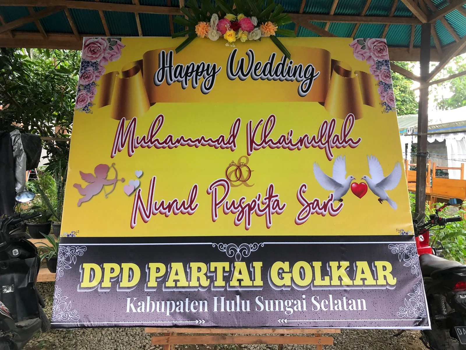 karangan bunga