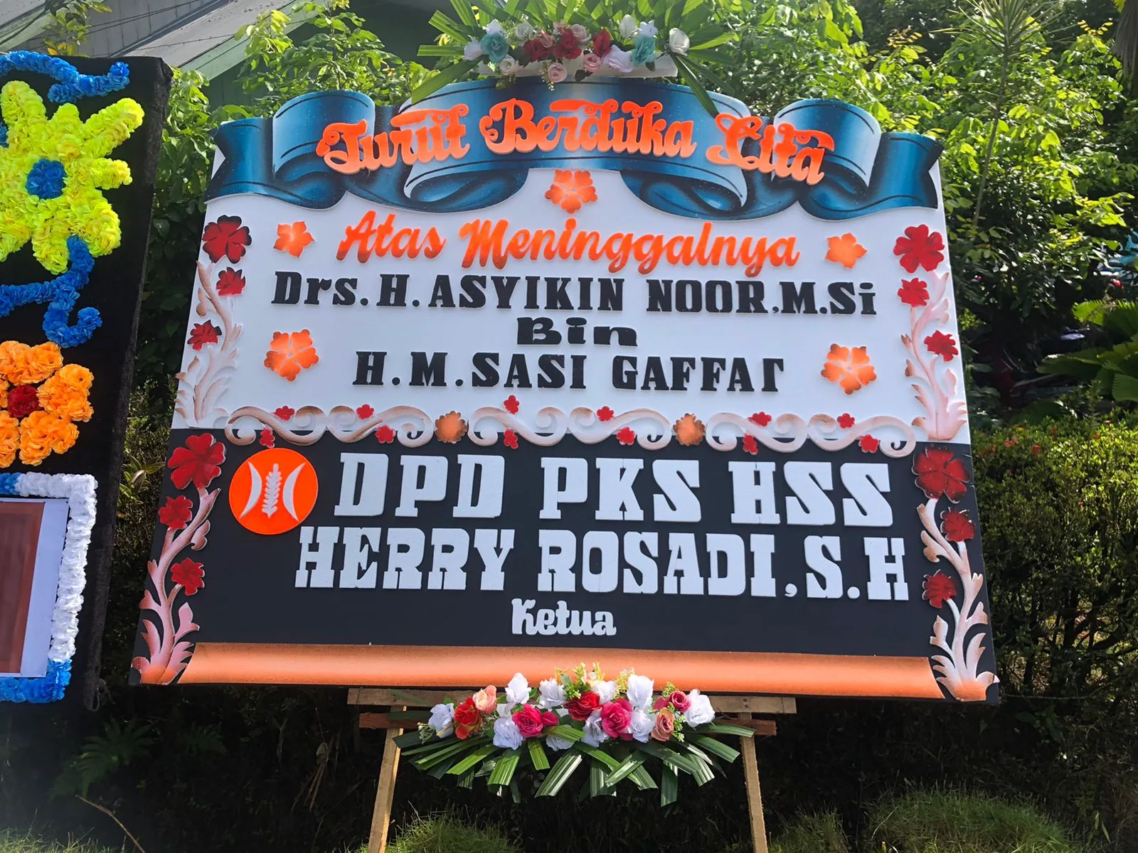 karangan bunga
