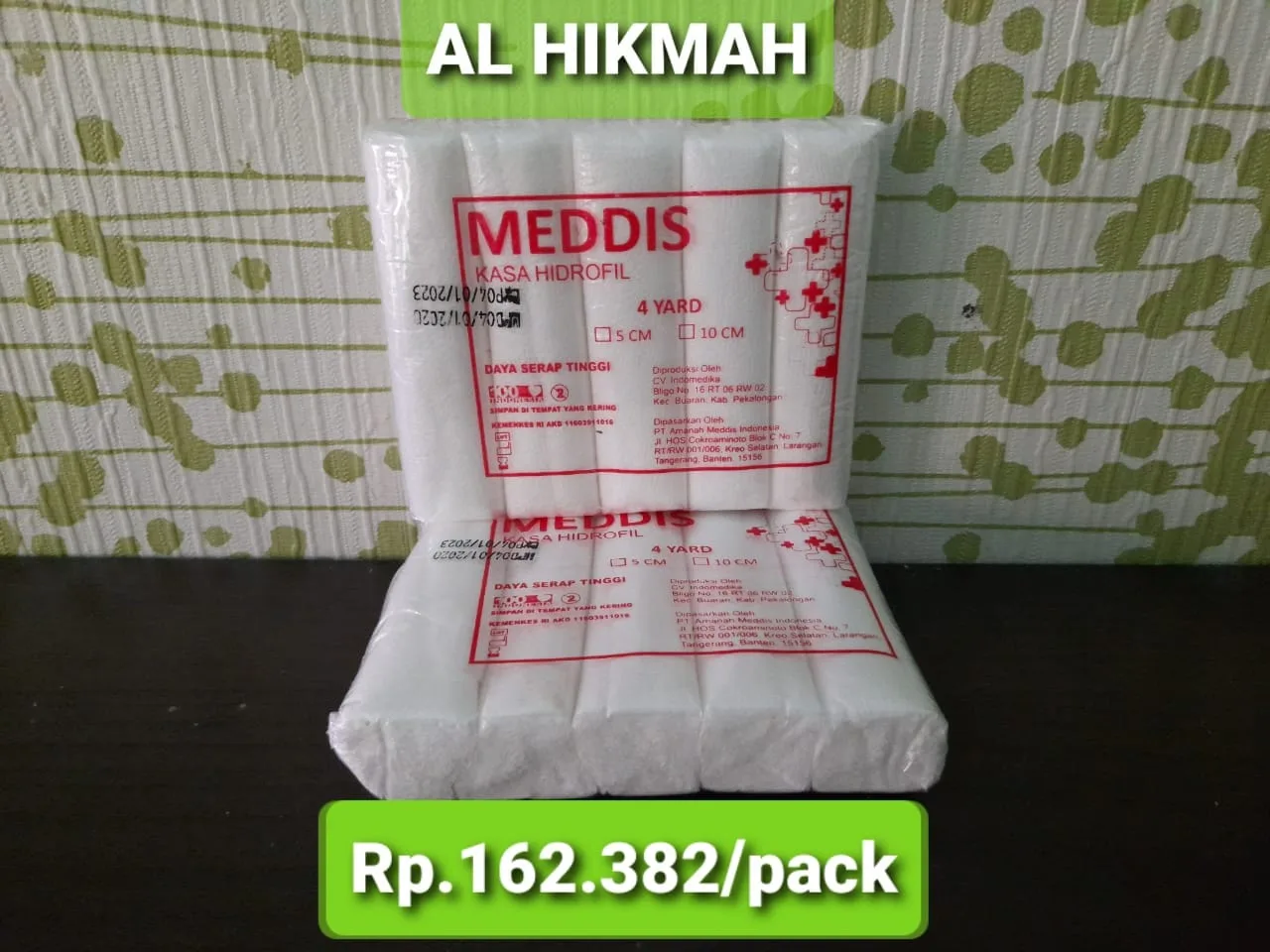 KASA HIDROFIL 4yard X 5cm