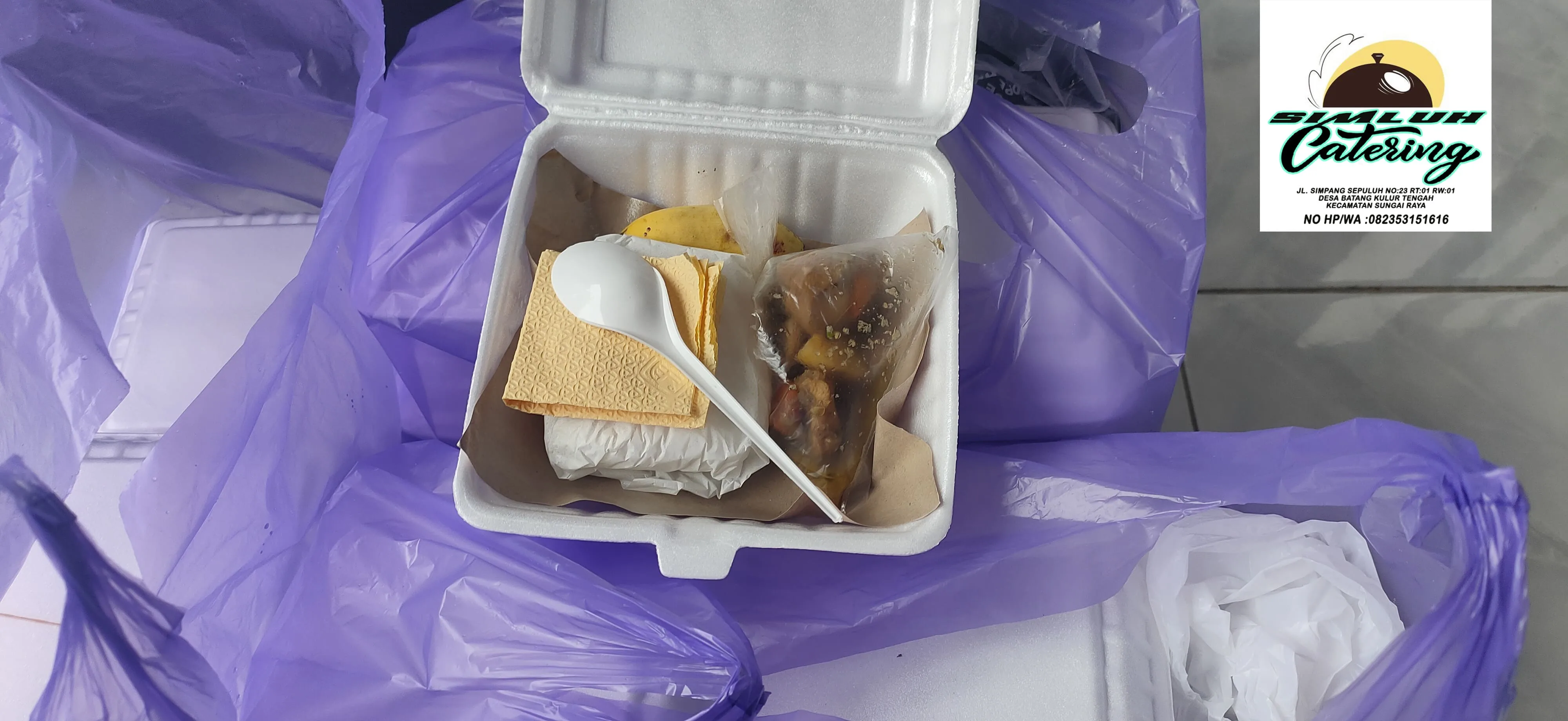 Ayam Bistik + SAYUR DAN BUAH