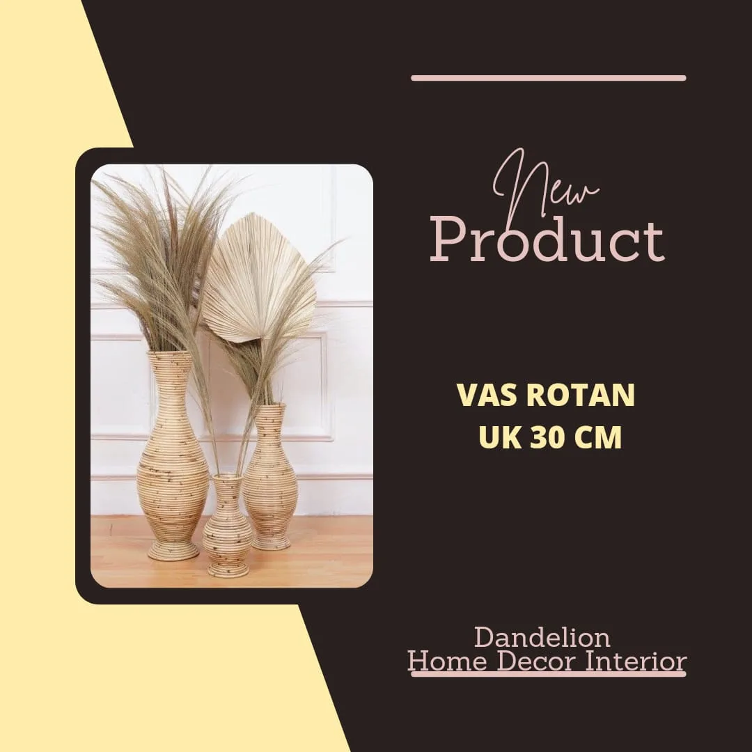 Vas Rotan uk. 30cm