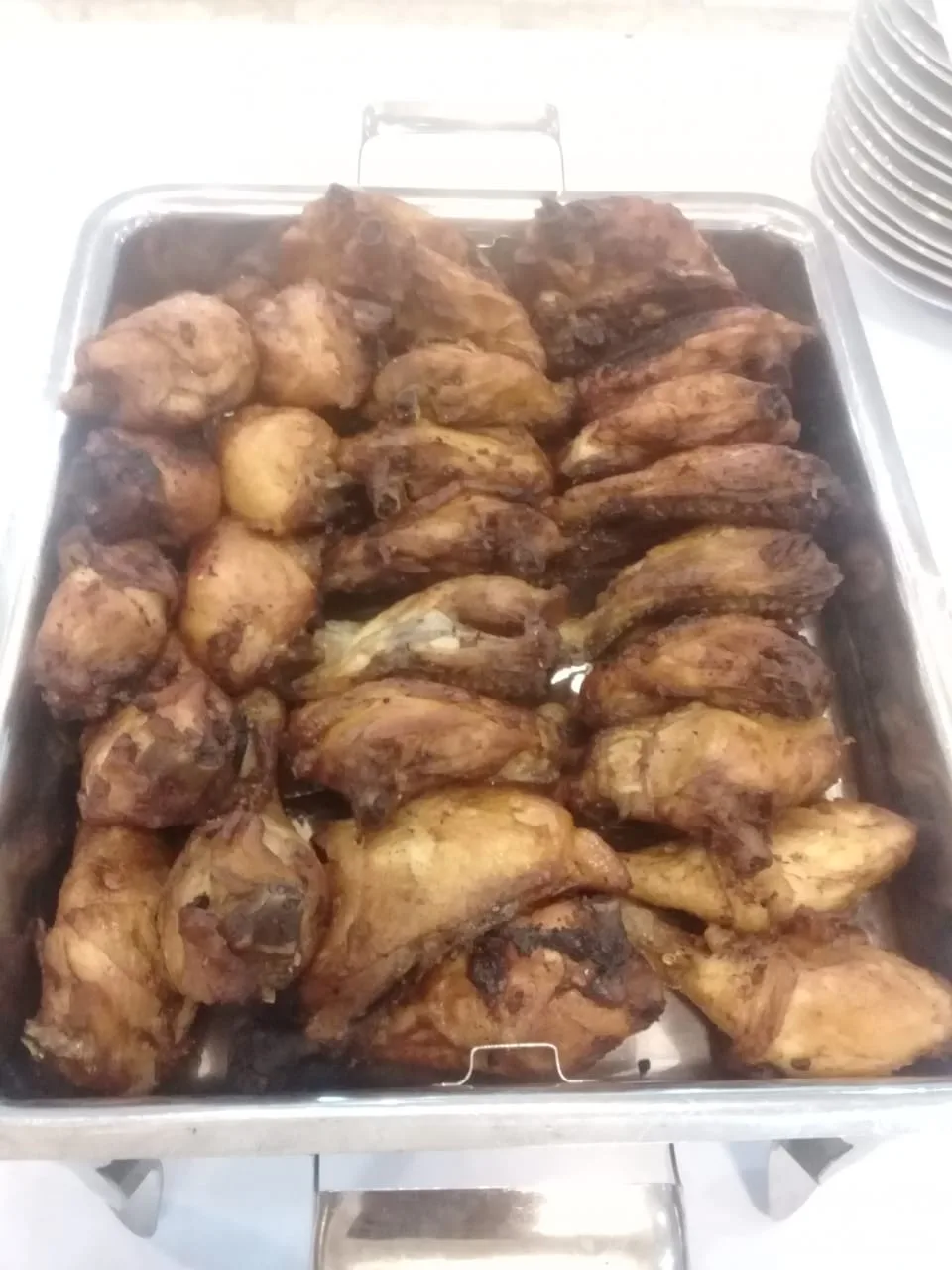 Menu Prasmanan - Ayam Goreng + Pecel