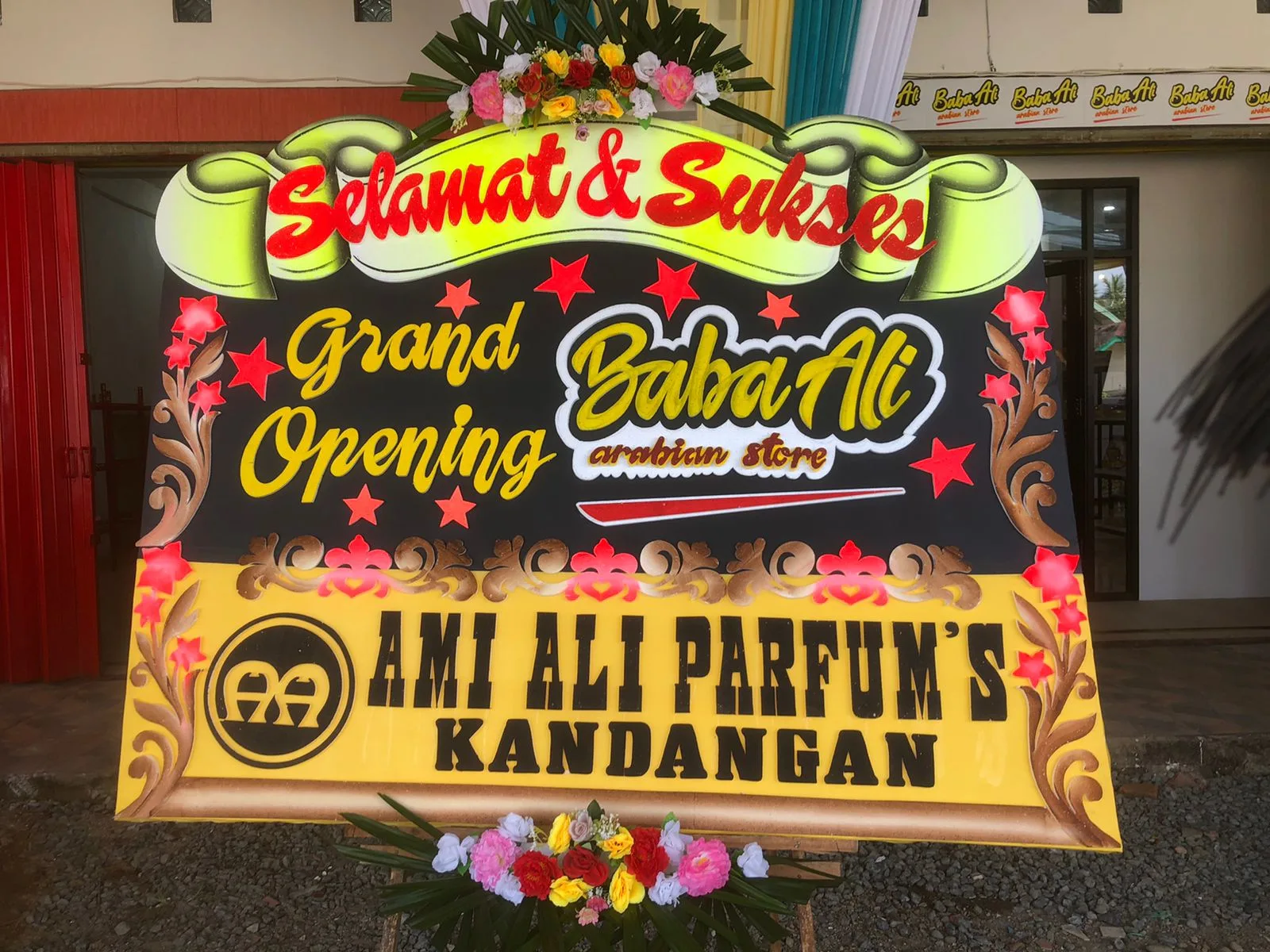 karangan bunga variasi