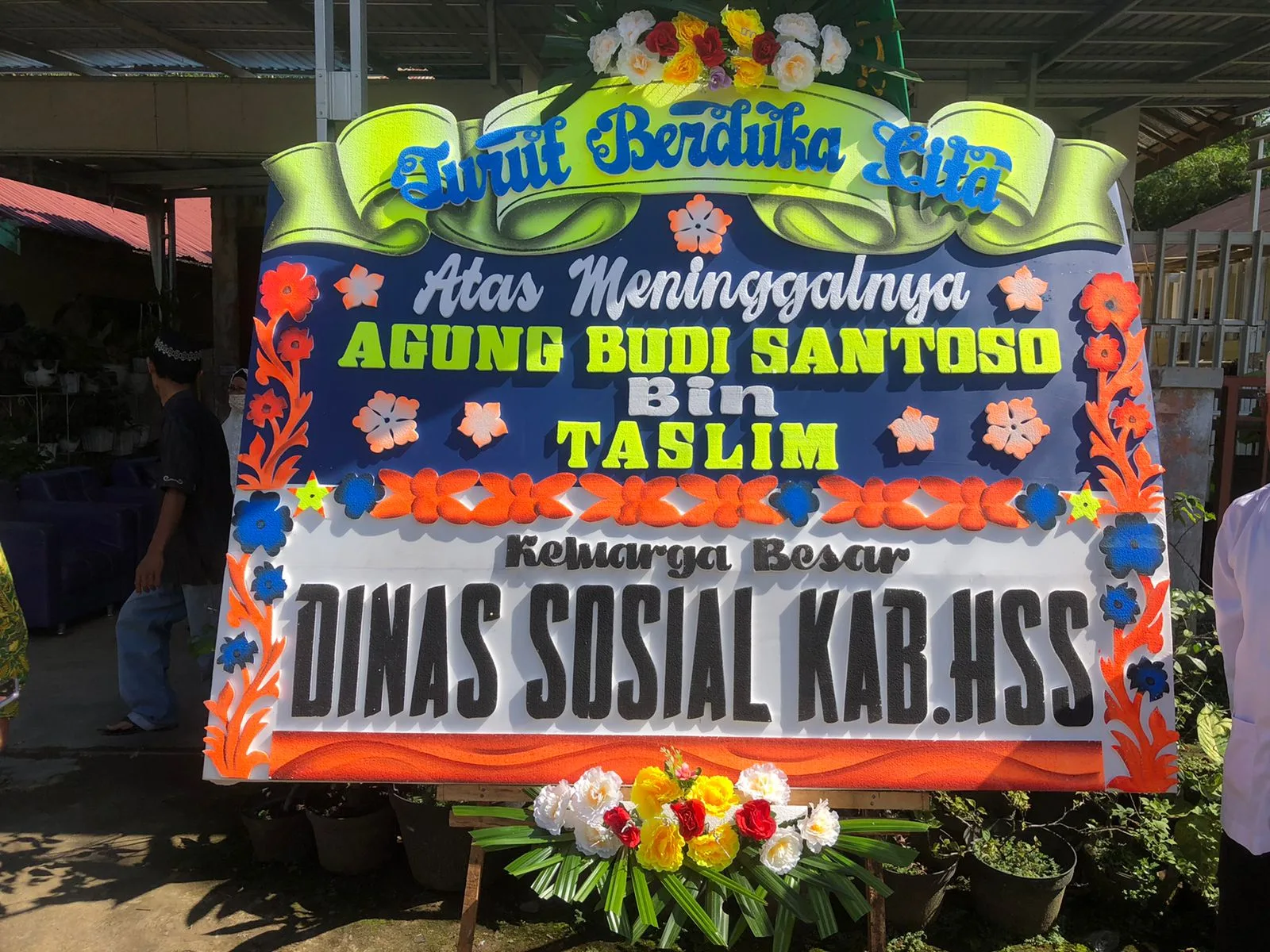 karangan bunga