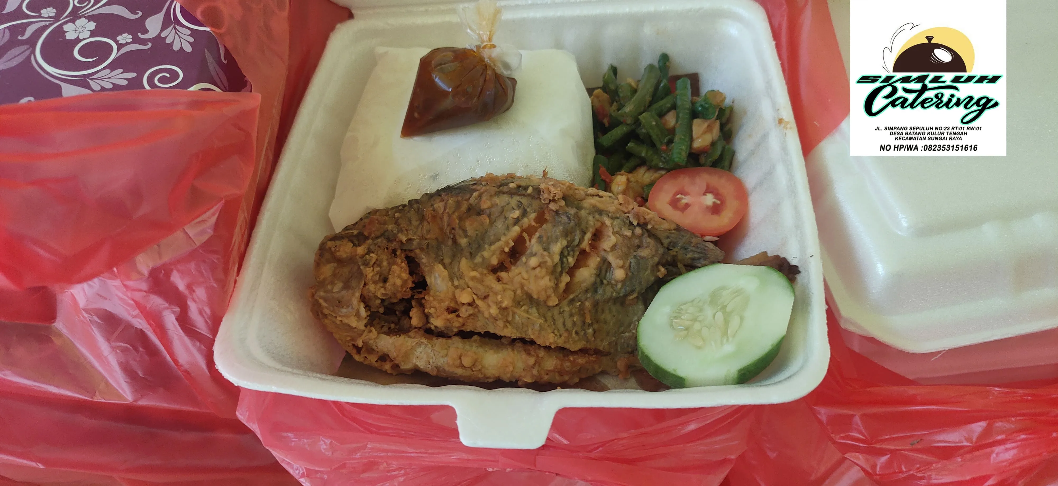 NILA GORENG + SAYUR DAN BUAH
