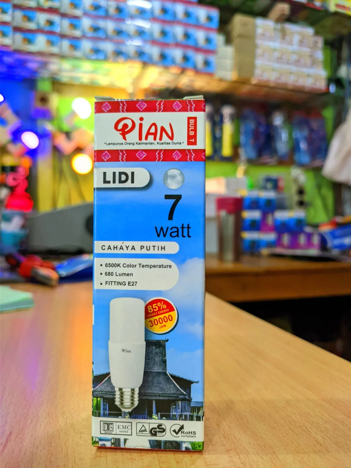 LAMPU PIAN LIDI 7 WATT