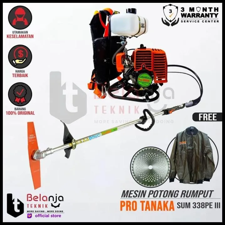 Mesin pemotong rumput jenis gendong