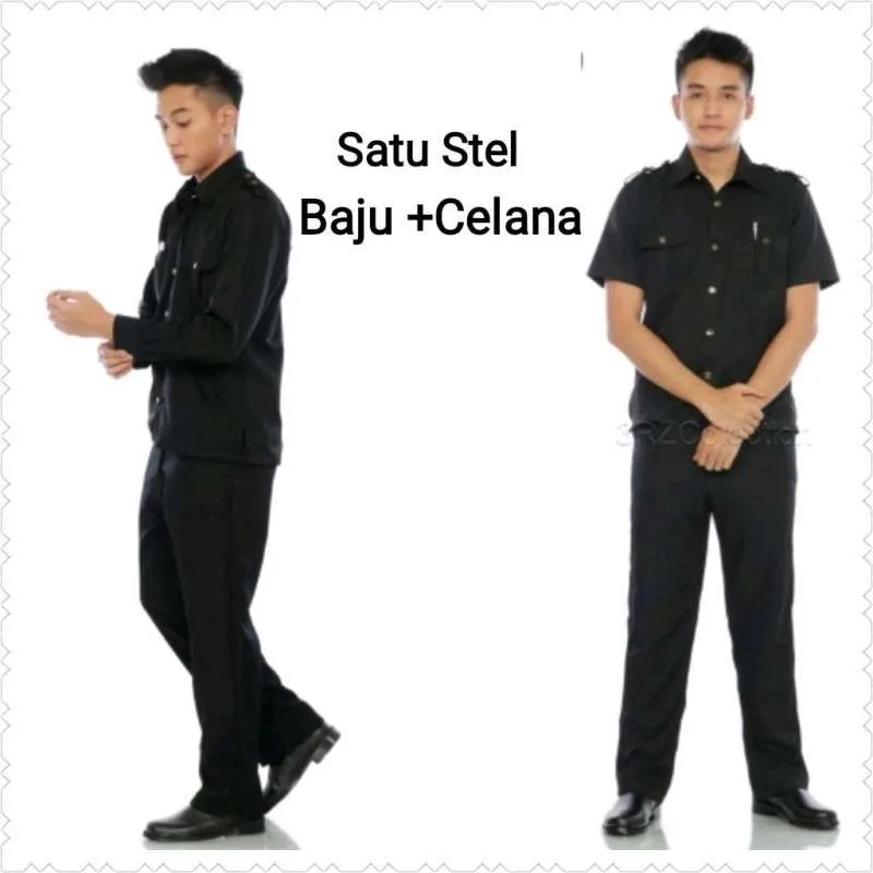 Pakaian Kerja Lapangan Satpam (Safari)
