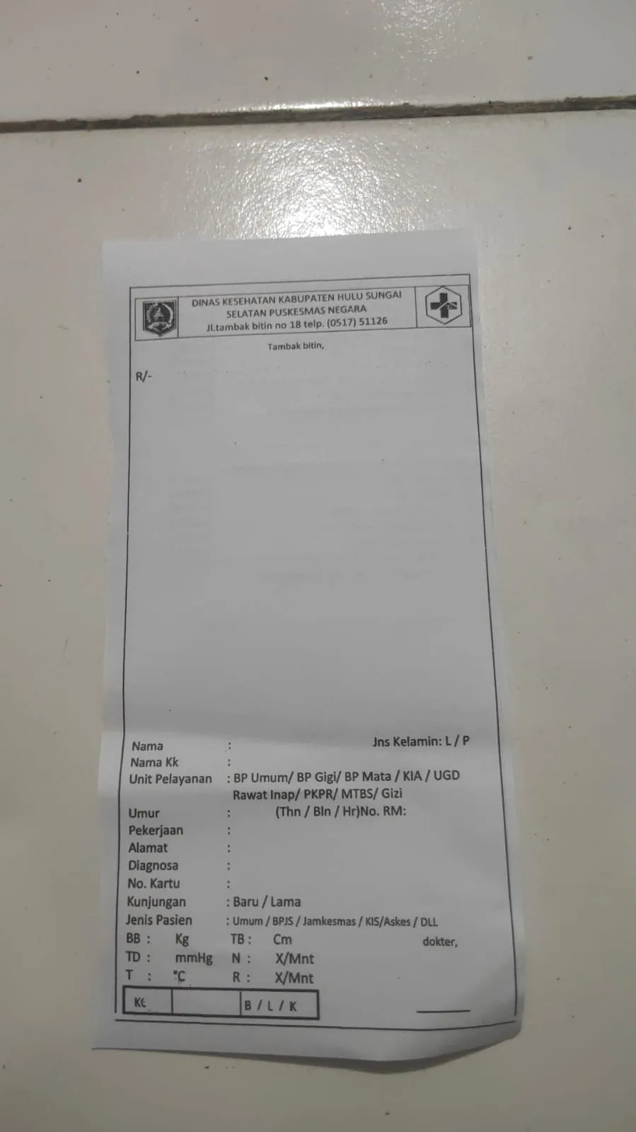 Cetak Resep