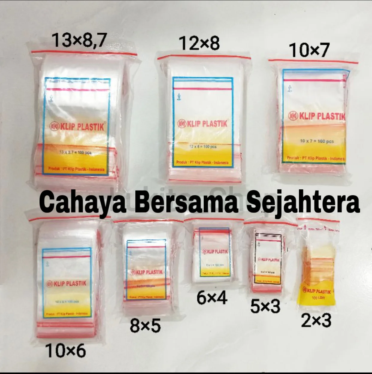 klip merk Zip 8,7x 13