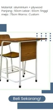 MEJA KURSI SET COSTUM "MODERN FURNITUR" (UNTUK KANTOR, PERPUSTAKAAN, HOTEL, RUMAH TANGGA)