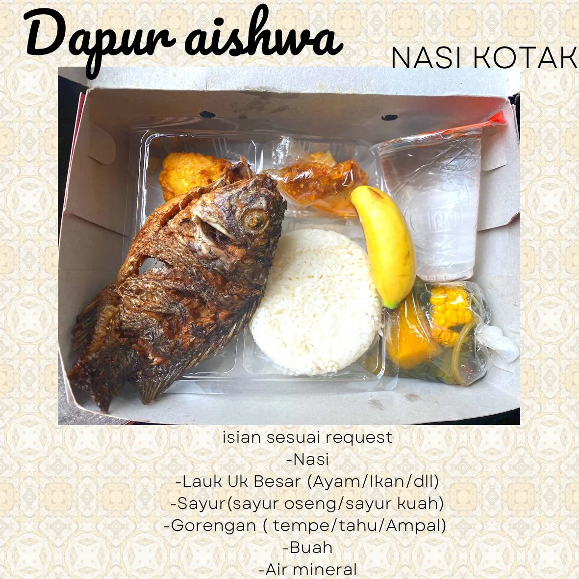 Nasi Kotak by. Dapur Aishwa