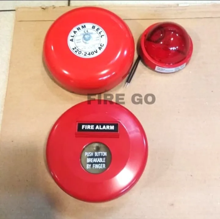 Alarm kebakaran 220VAC Fire Alarm Manual