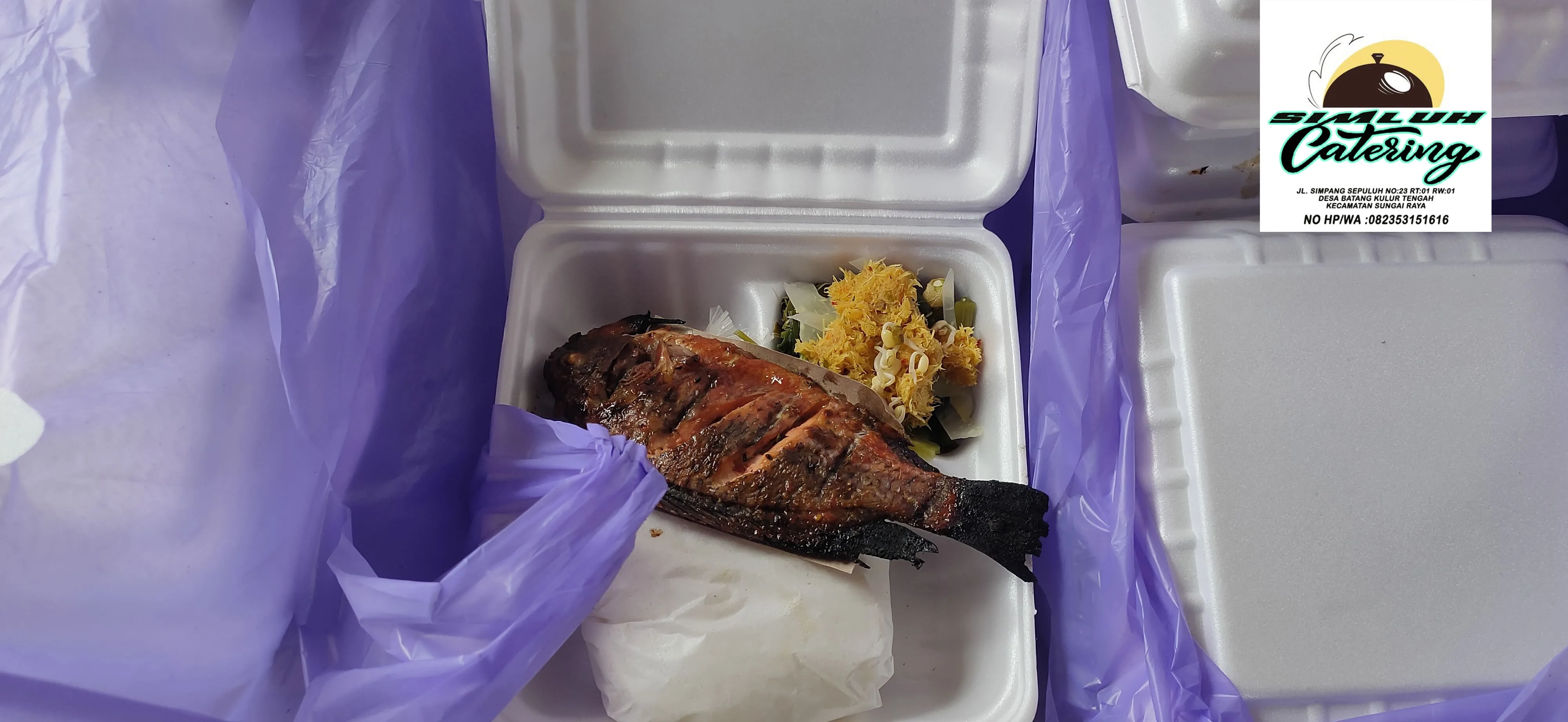 NILA BAKAR + SAYUR DAN BUAH