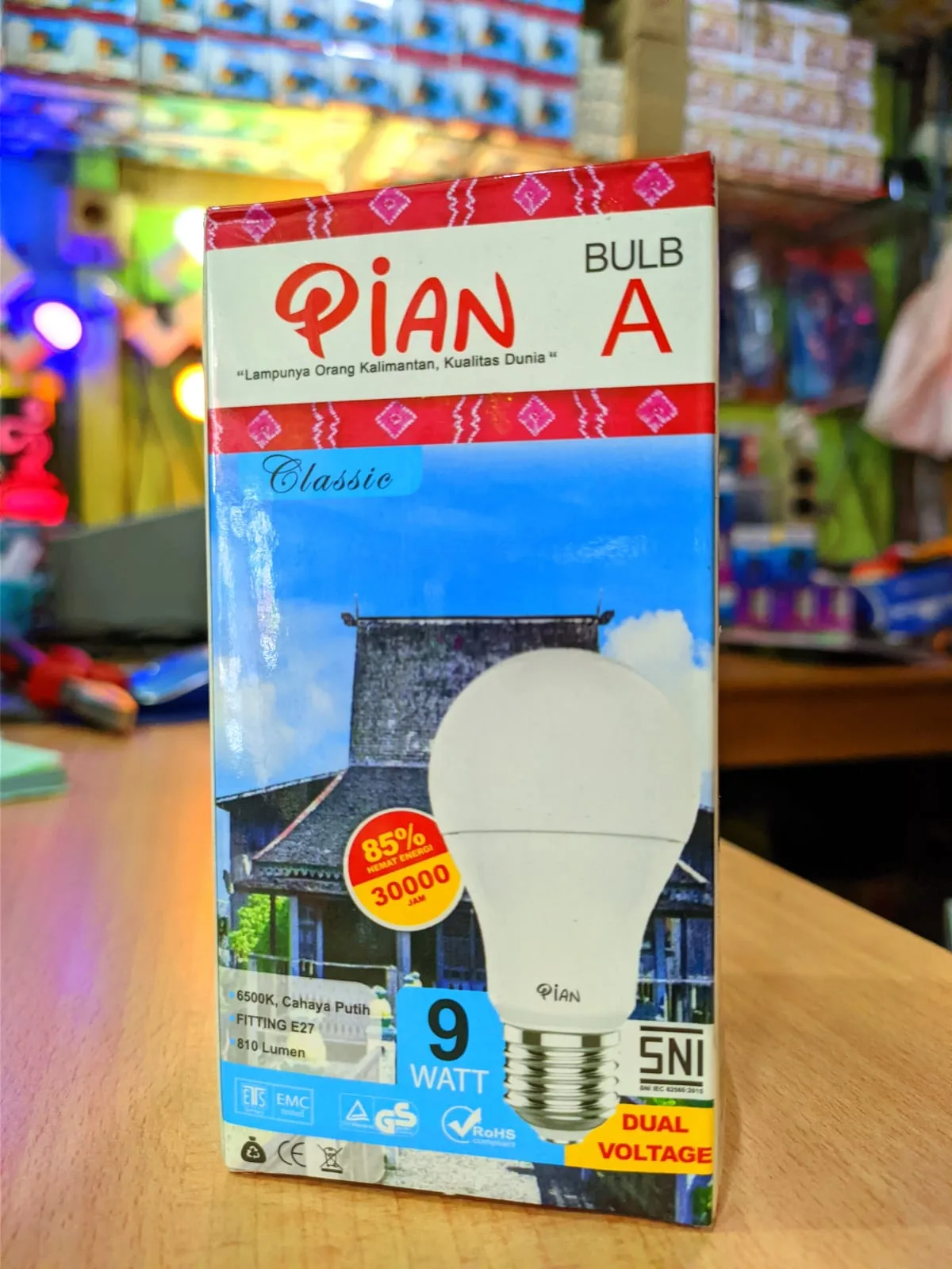 LAMPU PIAN CLASSIC 9 WATT