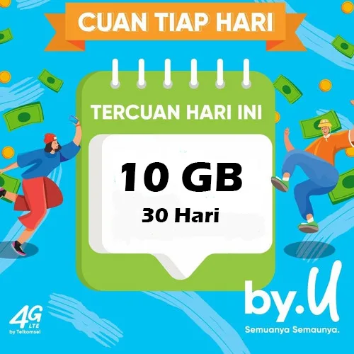 By U 10 GB 30 Hari