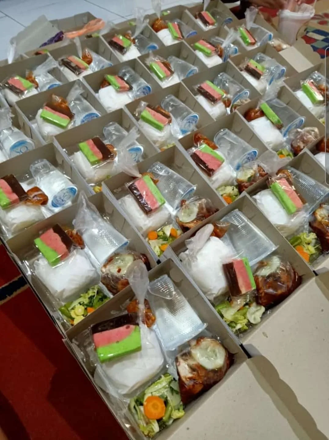 nasi kotak paket lengkap
