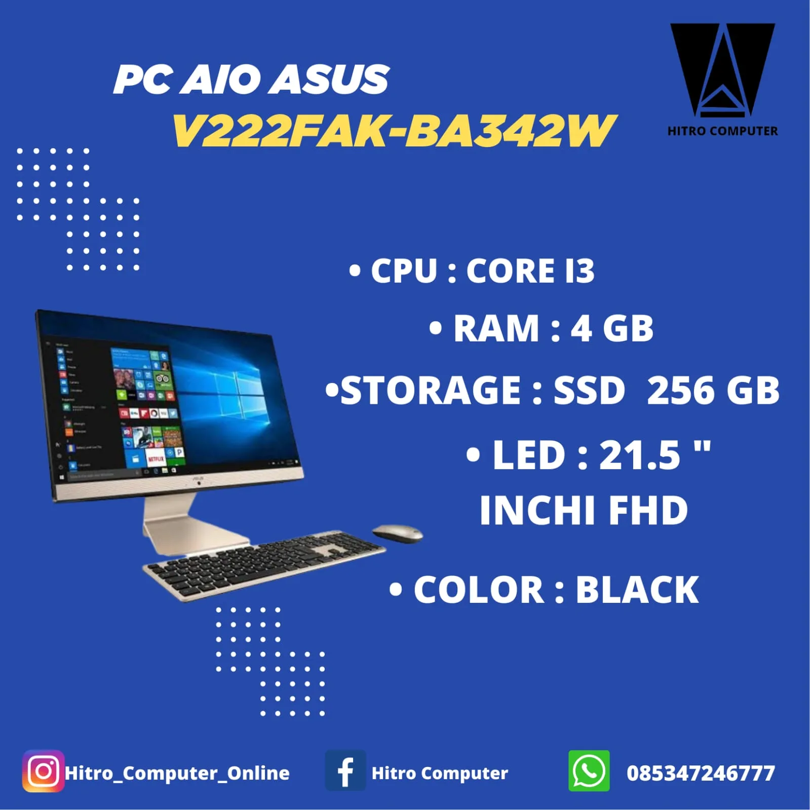 PC AIO ASUS V222FAK-BA342W