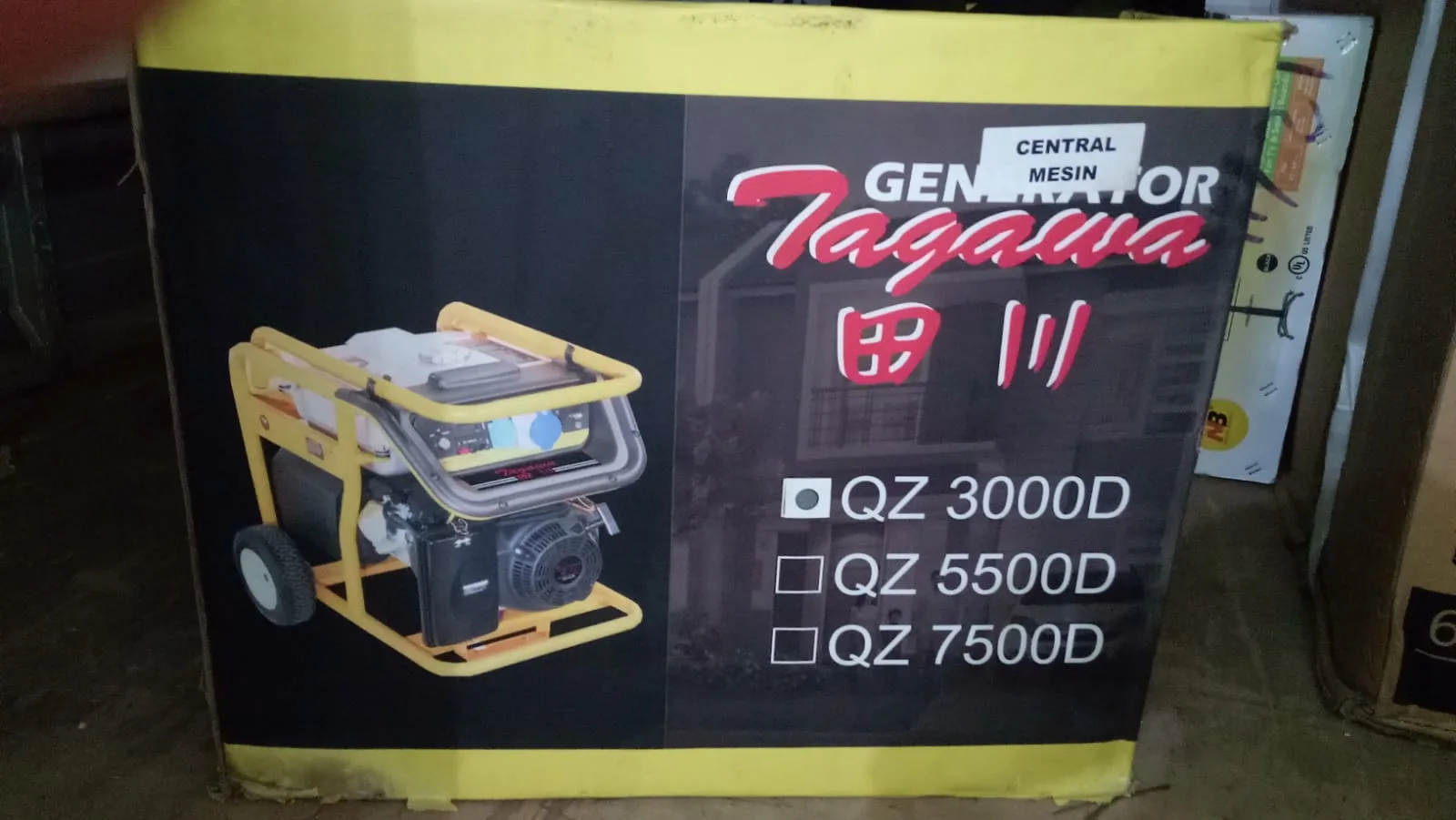 GENSET GENERATOR SET TAGAWA QZ-3000D