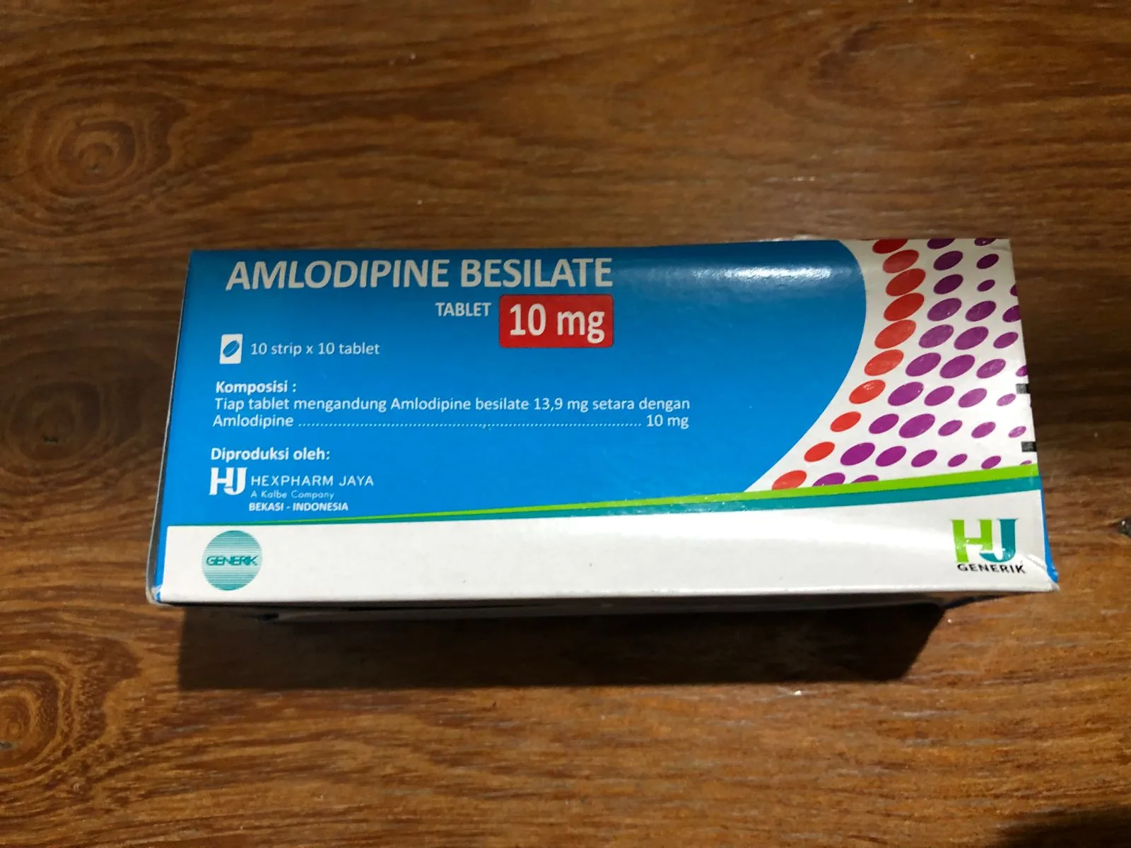 AMLODIPINE BESILATE 10mg