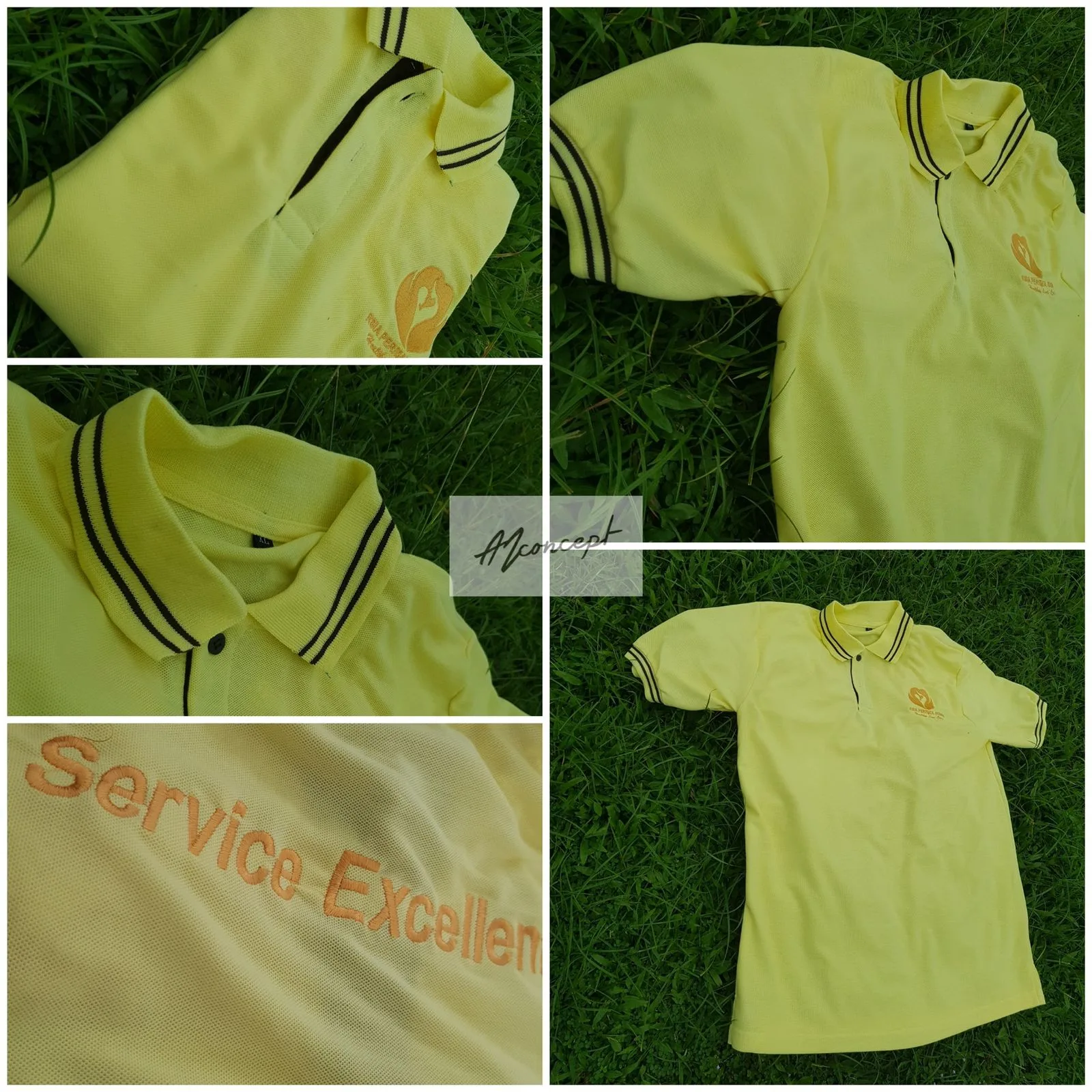 SERAGAM POLO KERAH BORDIR