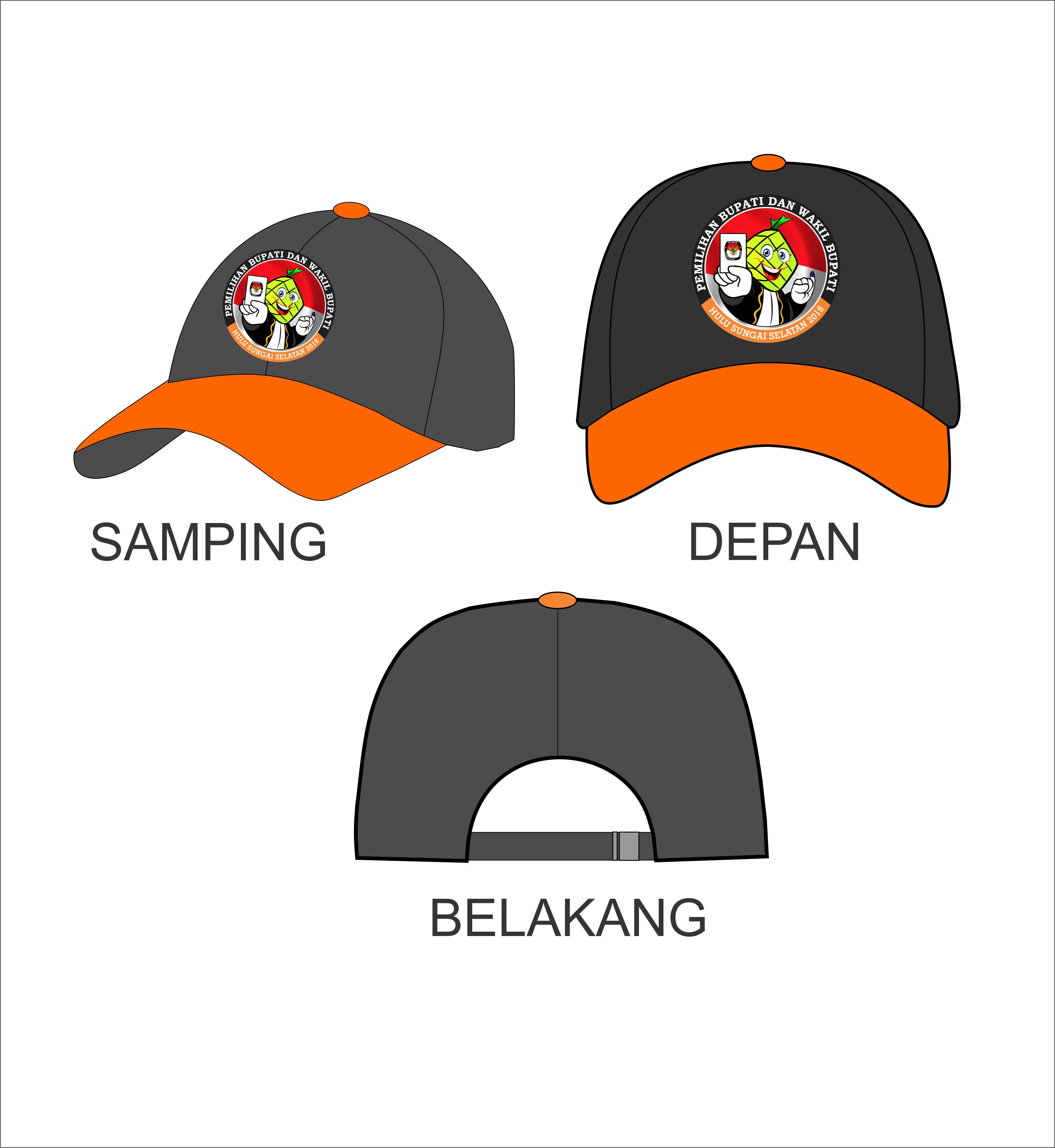 TOPI KANTOR /INSTANSI BEBAS DESAIN DAN MODEL