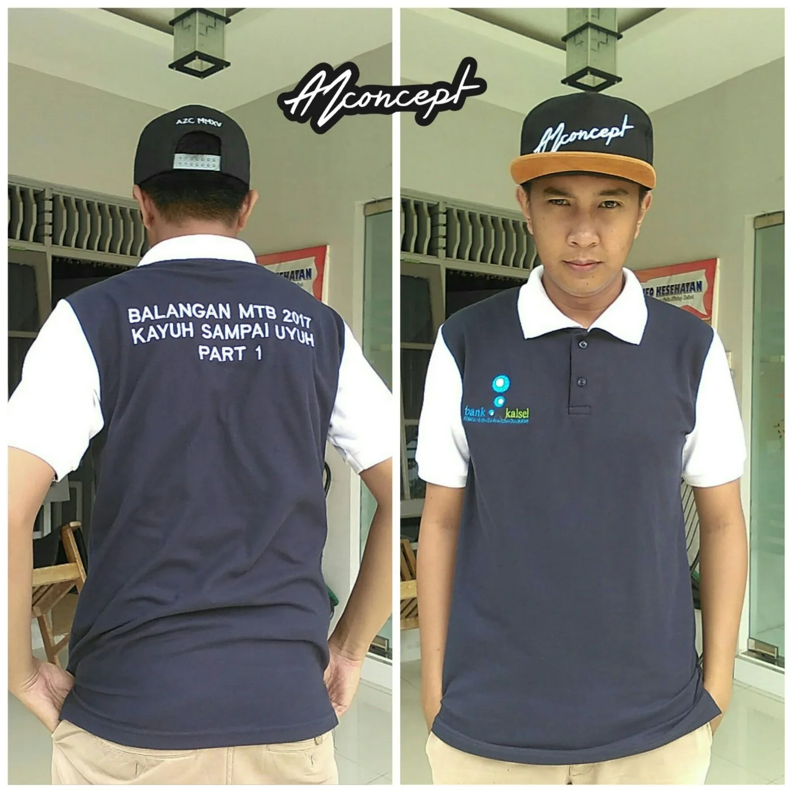 SERAGAM POLO KERAH BORDIR