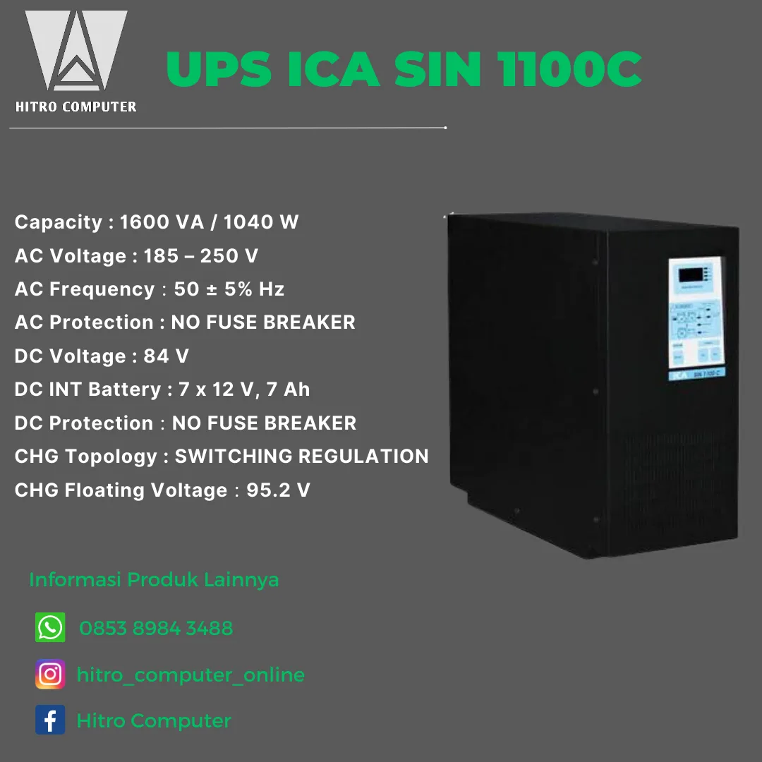 UPS ICA SIN 1100c