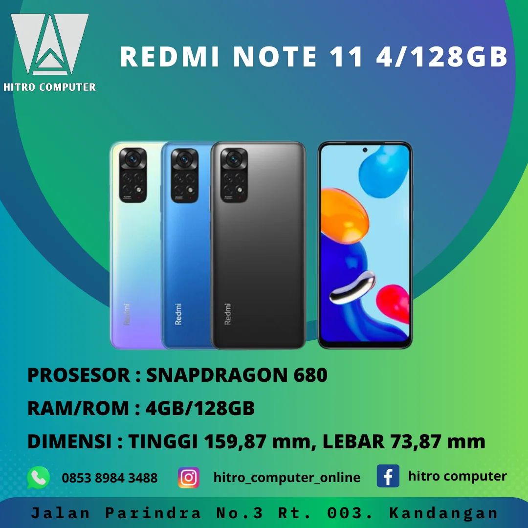 HP REDMI NOTE 11 4/128GB